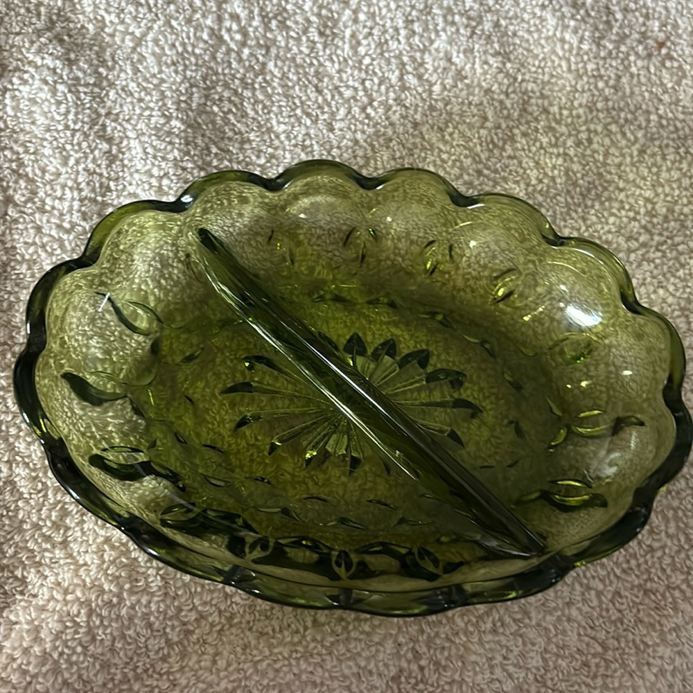Anchor Hocking relish dish